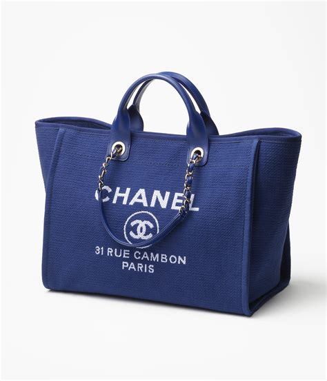 big blue chanel bag|chanel bag blue price.